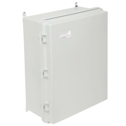 Sähköjakorasia ABS-muovi ulkokäyttöön 350x250x150 mm IP67-suojattu saranoitu kansi