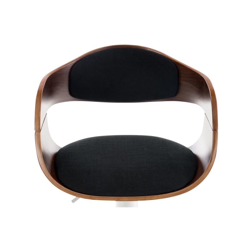 Tyylikäs säädettävä baarijakkara pehmustetulla istuimella ja selkänojalla