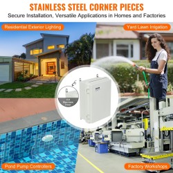 Sähköliitoskotelo muovinen 430 x 330 x 180 mm IP67 IK08 saranakansi