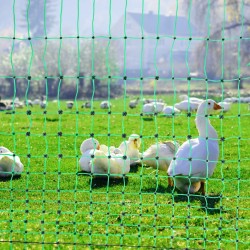 Sähköinen aitaverkko aurinkolaturilla PE-muovi ja ruostumaton teräslanka 48 tuumaa 30,5 m