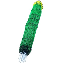 Sähköinen aitaverkko aurinkolaturilla PE-muovi ja ruostumaton teräslanka 48 tuumaa 30,5 m