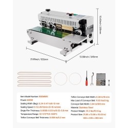 Nauhatiivistekone ruostumatonta terästä sauman leveys 6–12 mm kalvopaksuus 0,02–0,8 mm