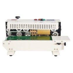 Pussinsuljin kuljetinhihnalla saumaleveys 6 12 mm digitaalinen lämpösäätö 0 02 0 8 mm muovipusseille