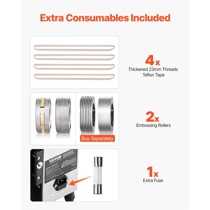 Jatkuvatoiminen hiiliteräksinen pussinsuljin 6–12 millimetrin suljentaleveydellä muovikalvoille digitaalisella