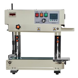 Pystysuuntainen jatkuvatoiminen pussinsulkukone muovipusseille 0,03–0,8 mm sauman leveys 6–12 mm