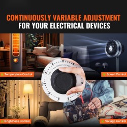 Säädettävä jännitemuuntaja 3000VA 10A 230V tulojännite 0–300V lähtö metallikotelo