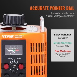 Säädettävä jännitemuuntaja 3000VA 10A 230V tulojännite 0–300V lähtö metallikotelo