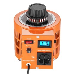 Säädettävä jännitemuunnin 1000VA 0 300V lähtöjännite tulojännite 230V 3 3A LCD näyttö metallikotelo