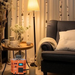 Säädettävä jännitemuunnin 1000VA 0–300V lähtöjännite tulojännite 230V 3,3A LCD-näyttö metallikotelo