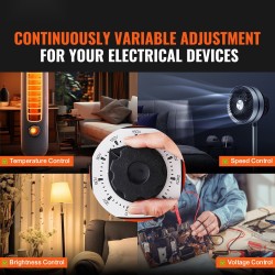 Jännitemuuntaja 500VA säädettävä 0–300V ulostulo 1,7A metallikotelo kuparikäämit CE-sertifioitu