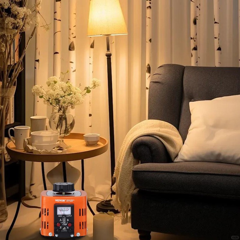 Jännitemuuntaja 500VA säädettävä 0–300V ulostulo 1,7A metallikotelo kuparikäämit CE-sertifioitu