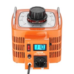 Säädettävä jännitemuuntaja 3000VA 0 300V 10A LCD näyttö metallikotelo