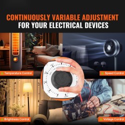 Säädettävä jännitemuuntaja 3000VA 0–300V 10A LCD-näyttö metallikotelo