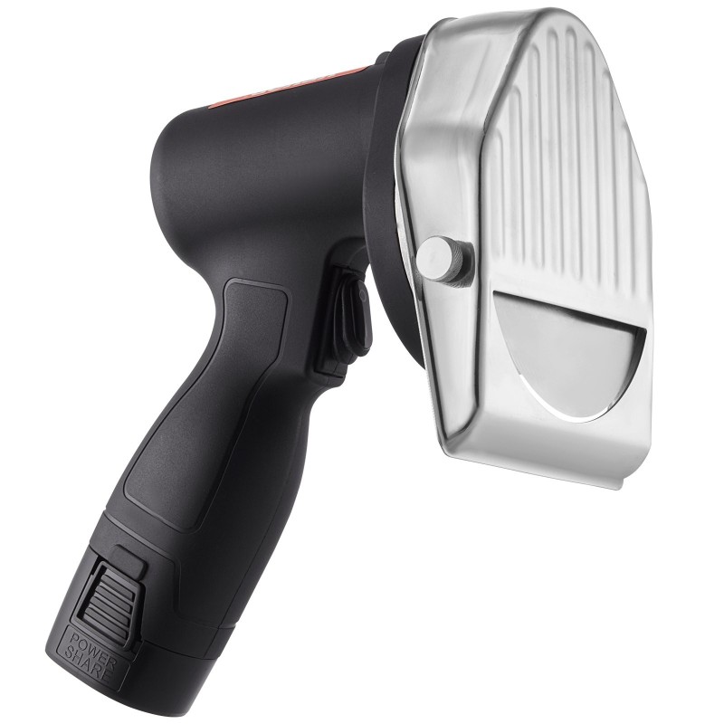 Sähköinen langaton kebableikkuri 80W ruostumatonta terästä 100mm 2 terää 0–8mm säädettävä