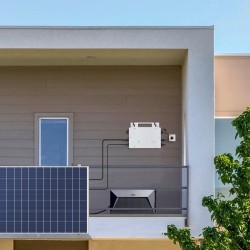 Mikroinvertteri 800W alumiinikuori IP65 18–50 V verkkoon liitettävä langaton etäseuranta