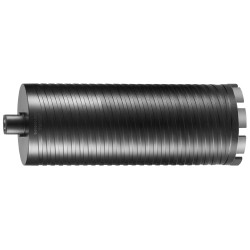 Timanttiporakruunu 102 mm hiiliteräsrunko 241 mm poraussyvyys märkä ja kuivaporaus
