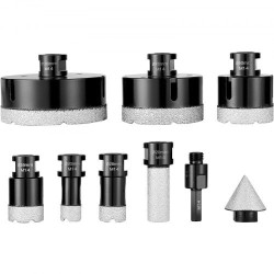 Timanttireikäsahasarja 6 osaa 20 25 35 50 75 100 mm laatoille