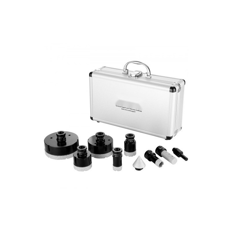 Timanttireikäsahasarja 6 osaa 20 25 35 50 75 100 mm laatoille