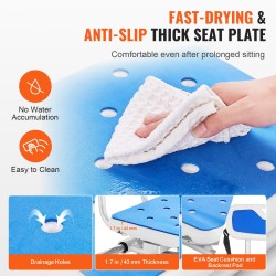 Liukuva siirtymäpenkki kylpyammeeseen kolmesataakuusikymmentäasteinen kääntyvä istuin korkeussäädettävä alumiinirunko