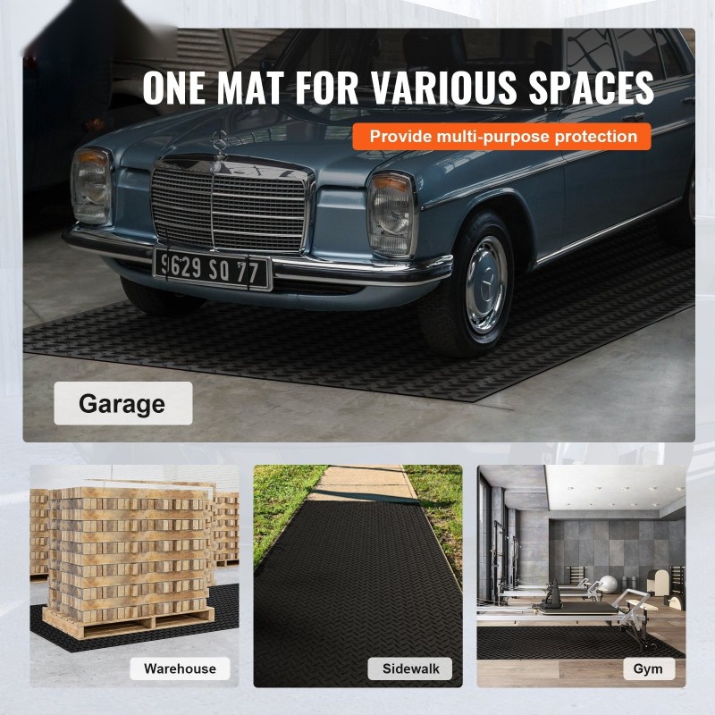 Kumirulla timanttikuvioitu SBR-kumi paksuus 3 mm 4 x 10 jalkaa musta