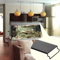 Akvaariovalo 22W täysspektrinen alumiinirunko LCD-näytöllä säädettävillä kannattimilla 24–30 tuuman akvaarioon