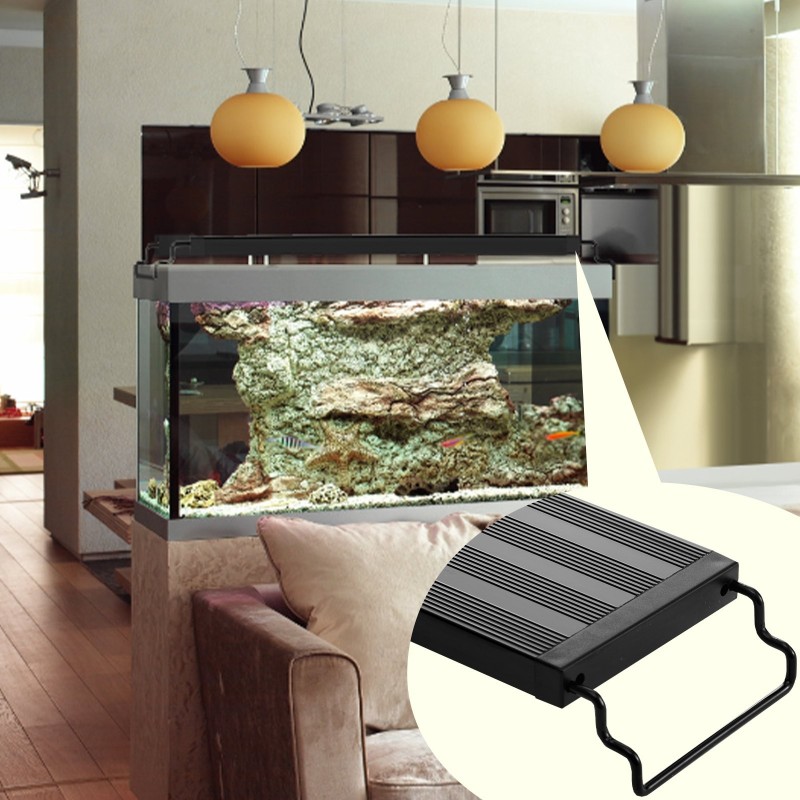 Akvaariovalo 10-wattinen täysspektrinen viisi tasoa ajastin virrankatkaisumuisti 12–18 tuumaiseen akvaarioon