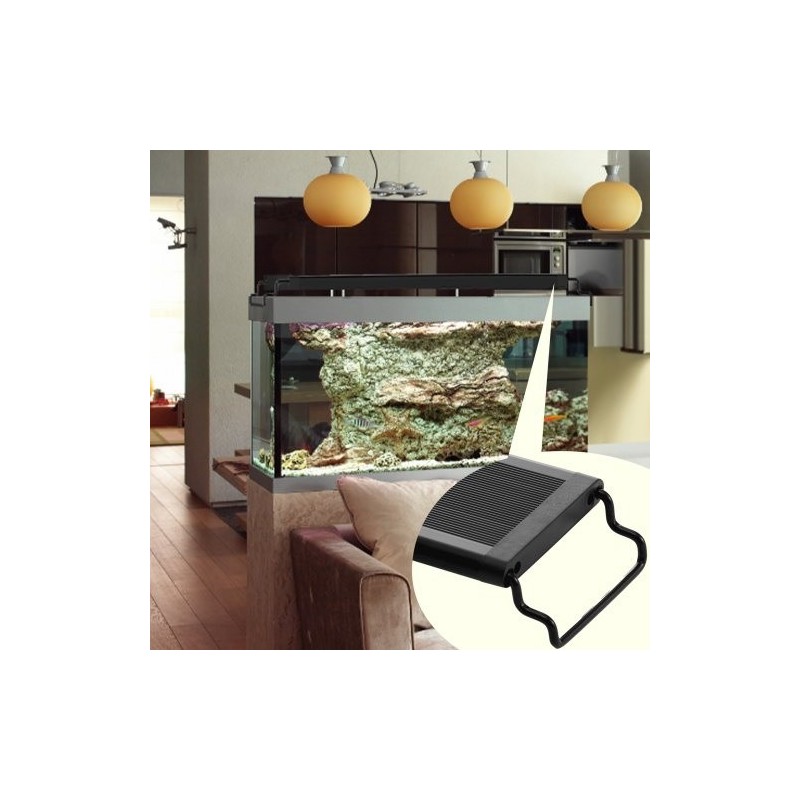 Akvaariovalo täyden spektrin 14 wattia 12–18 tuuman akvaariolle alumiiniseosrunko viisi kirkkaustasoa