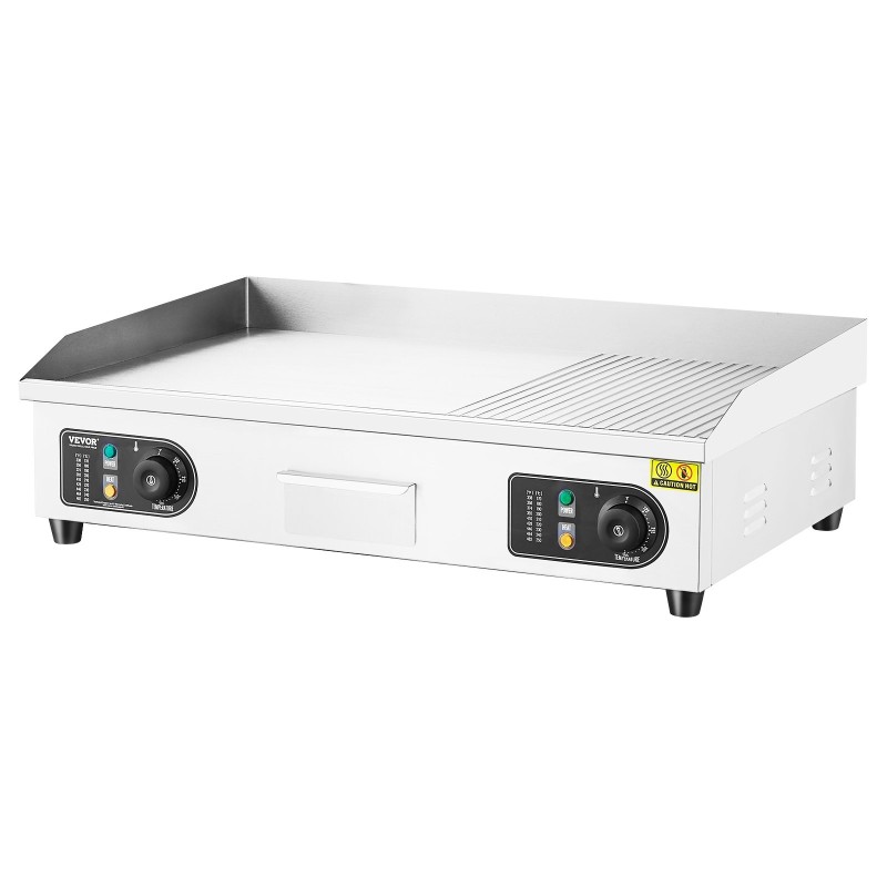 Sähköinen parilalevy 10 mm A3-rautalevy 4400 W ruostumaton teräs kotikeittiöön ja ravintolaan