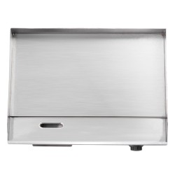 Sähköinen paistotaso ruostumaton teräsrunko rautalevy 535 x 300 mm 3200W