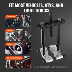 14-osainen laakerinulosvetosarja lämpökäsitelty 45-teräs 5t vetokyky jakajaleuat 5,1cm ja 7,6cm