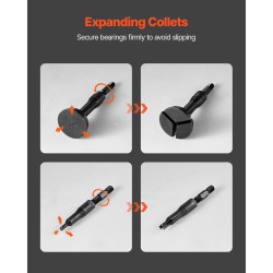 16-osainen sisälaakerien ulosvetosarja karkaistu Cr40-teräs holkit 6–59 mm