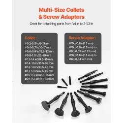 16-osainen sisälaakerien ulosvetosarja karkaistu Cr40-teräs holkit 6–59 mm