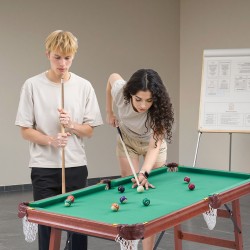 Biljardipöytä MDF ja PVC 140 cm taitettava tarvikkeet mukana