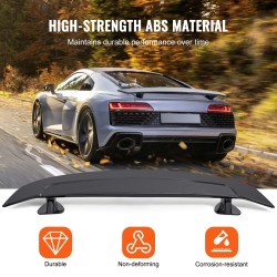 Takaspoileri ABS-muovista 1175 mm kiiltävän musta yleismalli sedaneihin ja coupéihin
