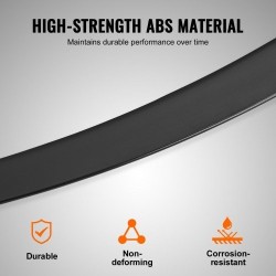 Takaspoileri 1200 mm ABS-muovinen Tesla Model Y mattamusta uunipoltettu pinta