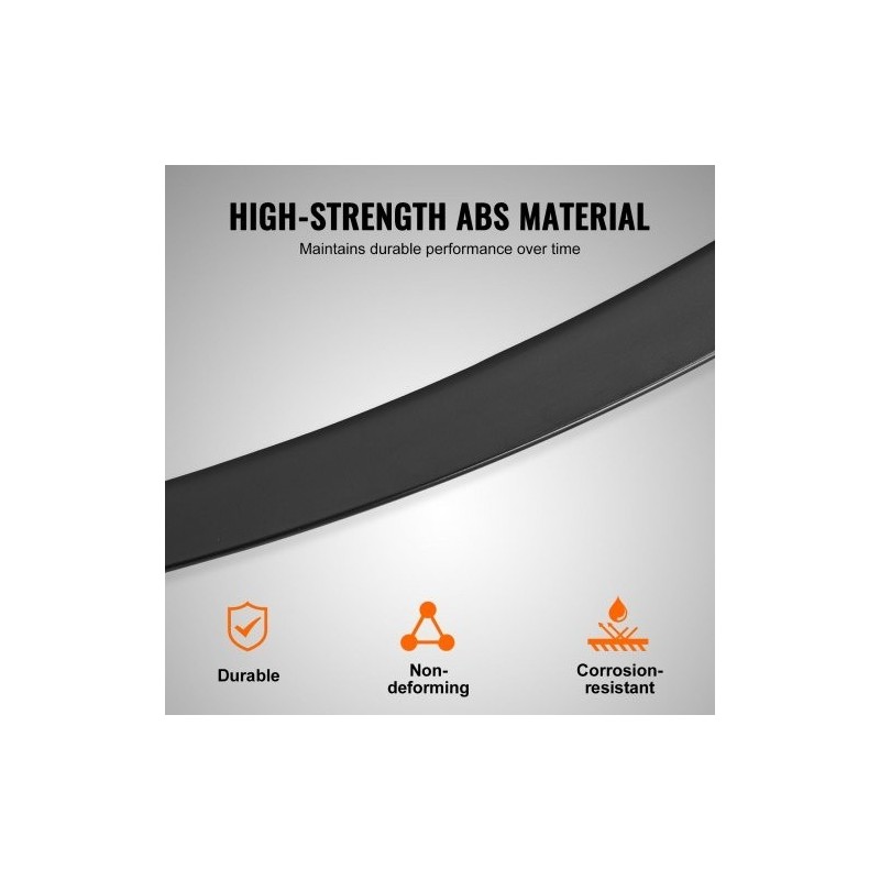 Takaspoileri 1200 mm ABS-muovinen Tesla Model Y mattamusta uunipoltettu pinta