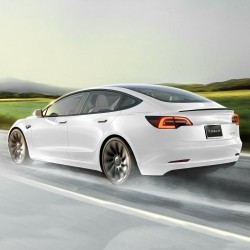 Takaspoileri 1200 mm ABS-muovinen Tesla Model Y mattamusta uunipoltettu pinta