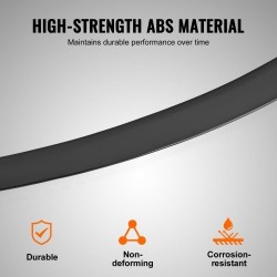 Takaspoileri ABS 1225 mm yhteensopiva Tesla Model 3 mattamusta leivottu maalipinta