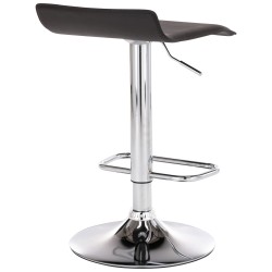 2 kpl säädettävät baarijakkarat tekonahkaistuimella ja jalkatuella