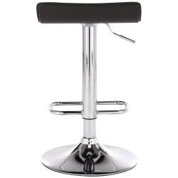 2 kpl säädettävät baarijakkarat tekonahkaistuimella ja jalkatuella