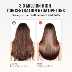 Hiustenkuivaaja muovikuori harjaton 108000 kierrosta 3 miljoonaa ionia 3 lämpöä 3 nopeutta