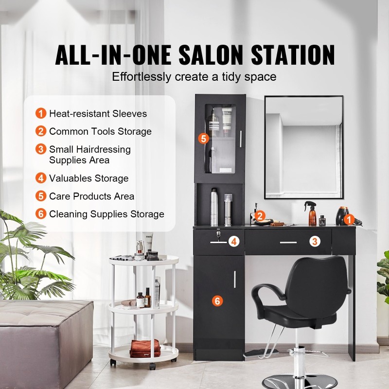 Seinälle asennettava mattamusta salonkikaluste yksi kaappi kolme lokeroa kaksi laatikkoa lukittava