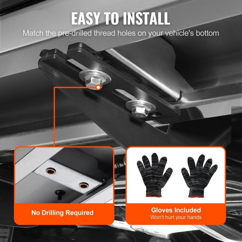 Astinlaudat 201 ruostumaton teräs 152 mm 2 kpl neljän ovan Ford malleihin