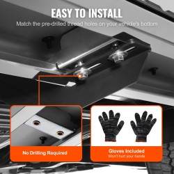 Sivuaskelmat 201 ruostumattomasta teräksestä 6 tuumaa leveät 2 kappaletta miehistöohjaamoon