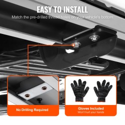 Astinlaudat 201-ruostumaton teräs 6 tuumaa 2 kpl sopii Silverado ja Sierra