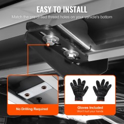 Sivuastinlaudat 201 ruostumatonta terästä 152 millimetriä leveät 2 kpl neljäovisiin autoihin