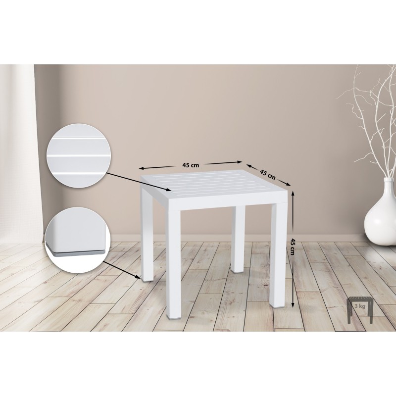 Ocean sivupöytä tyylikäs vedenkestävä monikäyttöinen ulko- ja sisätiloihin