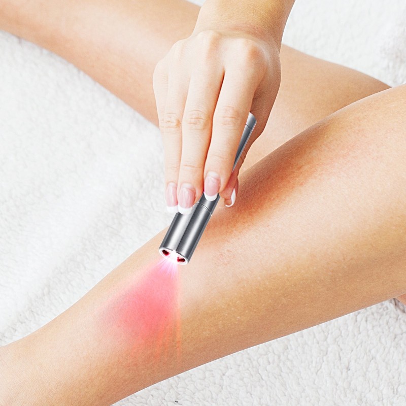 Käsikäyttöinen punavalolaite nivelille ja lihaksille 3 aallonpituutta 630 660 850