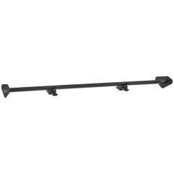 Takaspoileri alumiiniseos 1100 mm yksitasoinen mattamusta säädettävä sedaneihin ja coup ihin