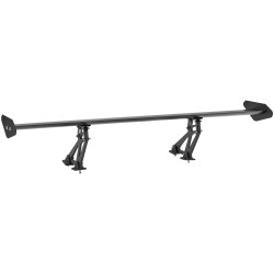 Takaspoileri GT tyylinen yksitasoinen alumiiniseos 6063 110 cm mattamusta säädettävä